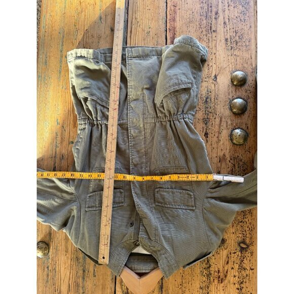 Hinge Women's Olive Green Jacket Size XS long sleeve lightweight 100% cotton - Picture 11 of 11